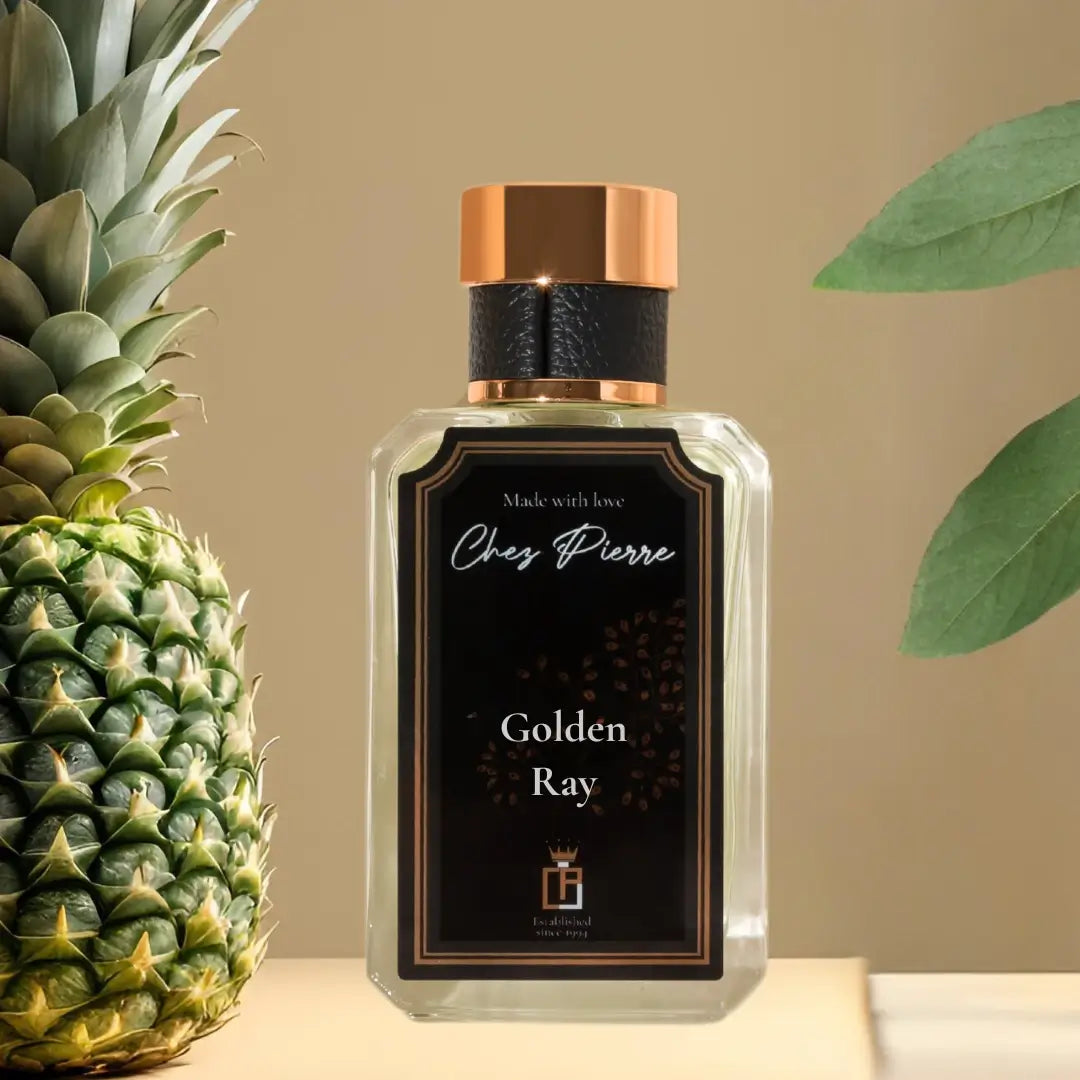 GOLDEN RAY — pineapple, bergamot and incense Extrait de Parfum 50ml by Opulent Perfumes UAE