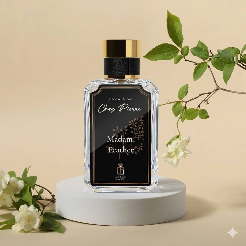 MADAM FEATHER — bergamot, jasmine and vanilla Extrait de Parfum 50ml by Opulent Perfumes UAE