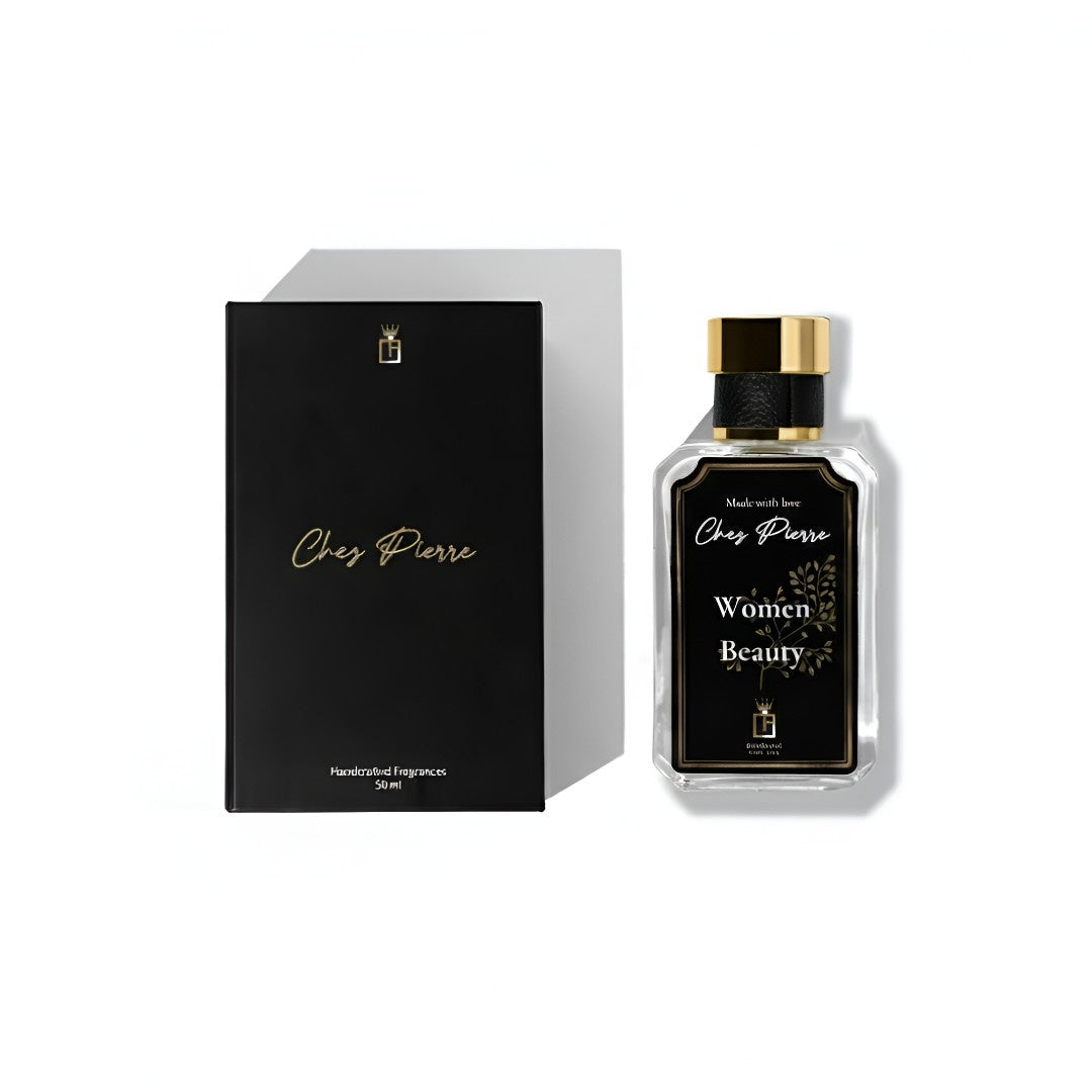 Women Beauty by Chez Pierre – inspired by Black Orchid, Tom Ford, rich floral oriental French oil perfume from Opulent Perfumes UAE.