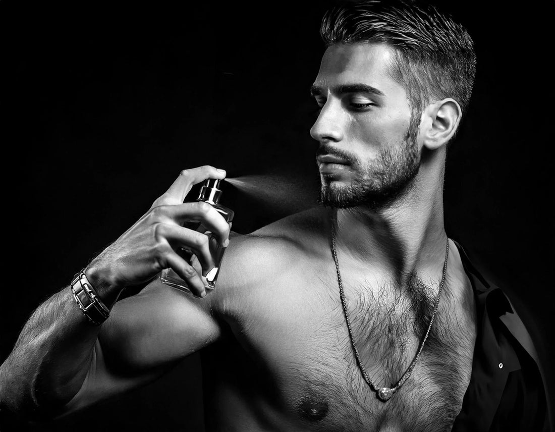 Luxury long-lasting perfumes for men including Tom Ford, Kilian, and Mancera bottles from Opulent Perfumes UAE