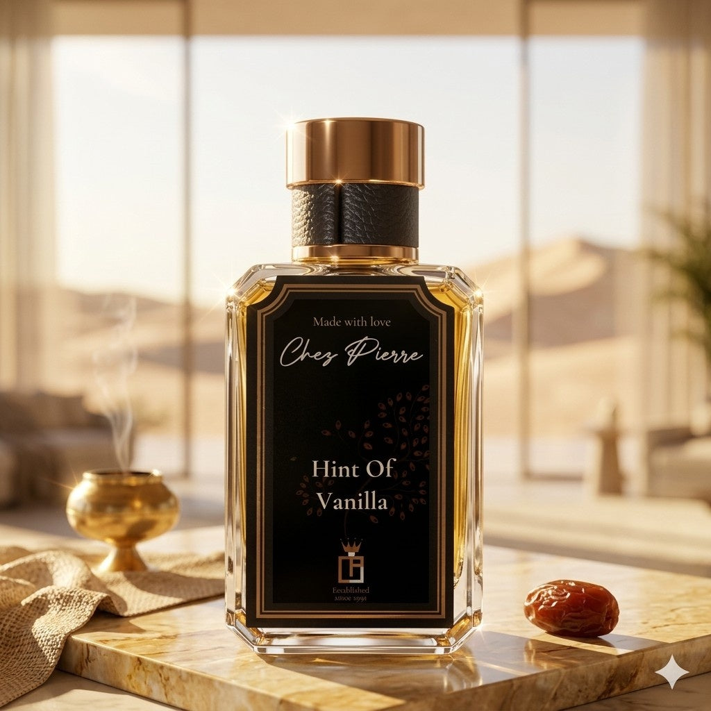 Chez Pierre French oil Extrait de Parfum 50ml bottle — long lasting perfume for UAE heat by Opulent Perfumes