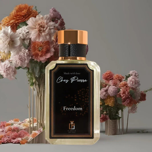 Chez Pierre Freedom perfume bottle inspired by YSL Libre, luxury fragrance for women in UAE