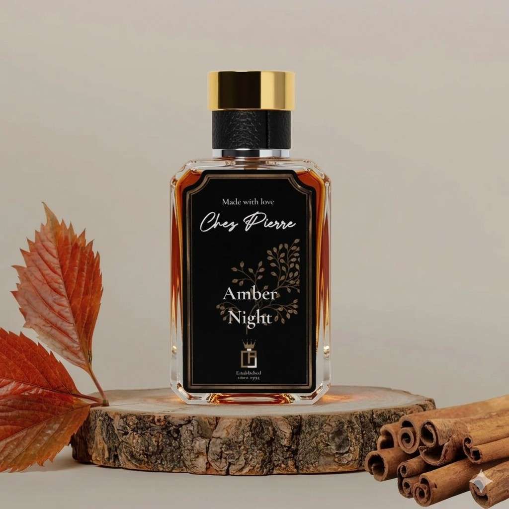 AMBER NIGHT — cinnamon, woods and dark amber Extrait de Parfum 50ml by Opulent Perfumes UAE