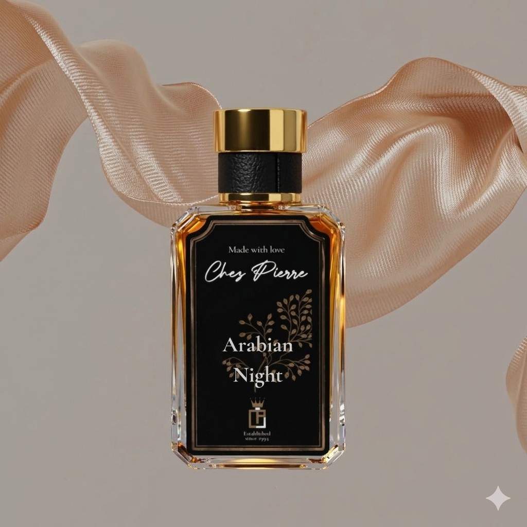 ARABIAN NIGHT — rose, leather and amber Extrait de Parfum 50ml by Opulent Perfumes UAE