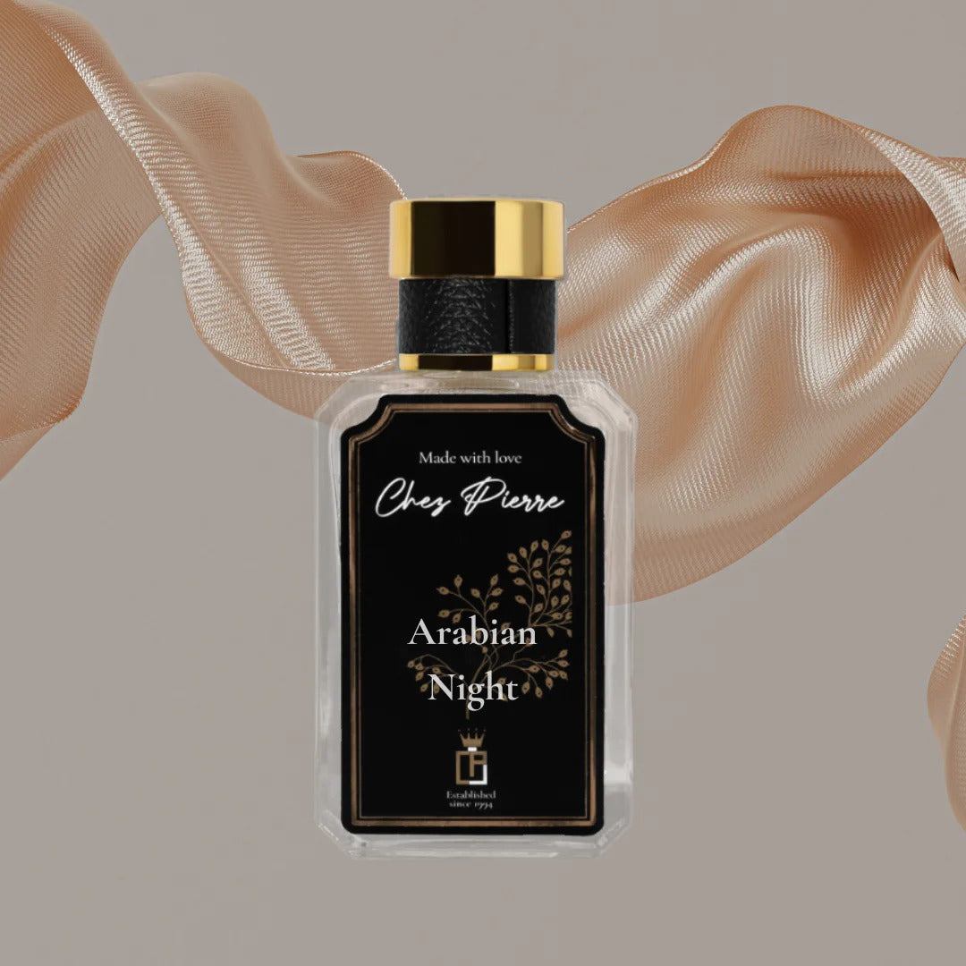 Arabian Night by Chez Pierre – inspired by Halfeti, Penhaligon’s, oriental woody French oil perfume from Opulent Perfumes UAE.