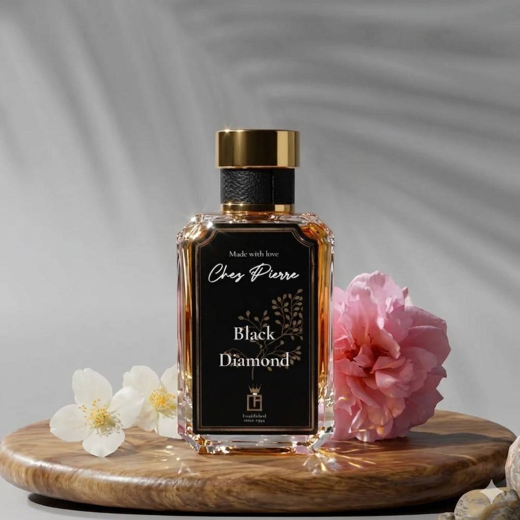BLACK DIAMOND — rose, jasmine and vanilla Extrait de Parfum 50ml by Opulent Perfumes UAE