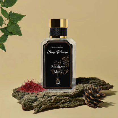 Blackest Black by Chez Pierre – inspired by Noir de Noir, Tom Ford, dark floral and oud French oil perfume from Opulent Perfumes UAE.