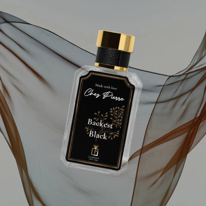 Blackest Black by Chez Pierre – inspired by Noir de Noir, Tom Ford, dark floral and oud French oil perfume from Opulent Perfumes UAE.