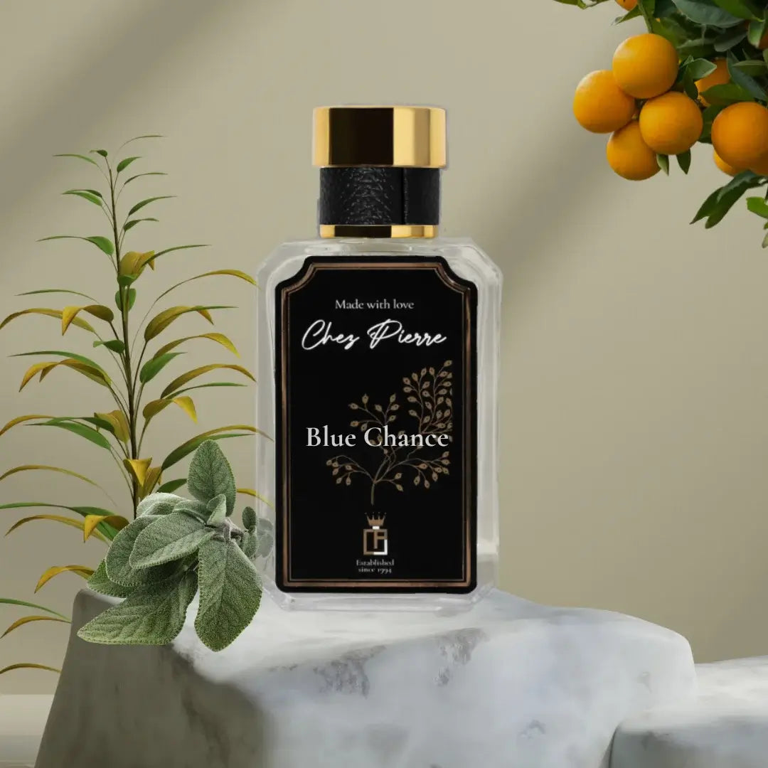 BLUE CHANCE — citrus, ginger and vetiver Extrait de Parfum 50ml by Opulent Perfumes UAE