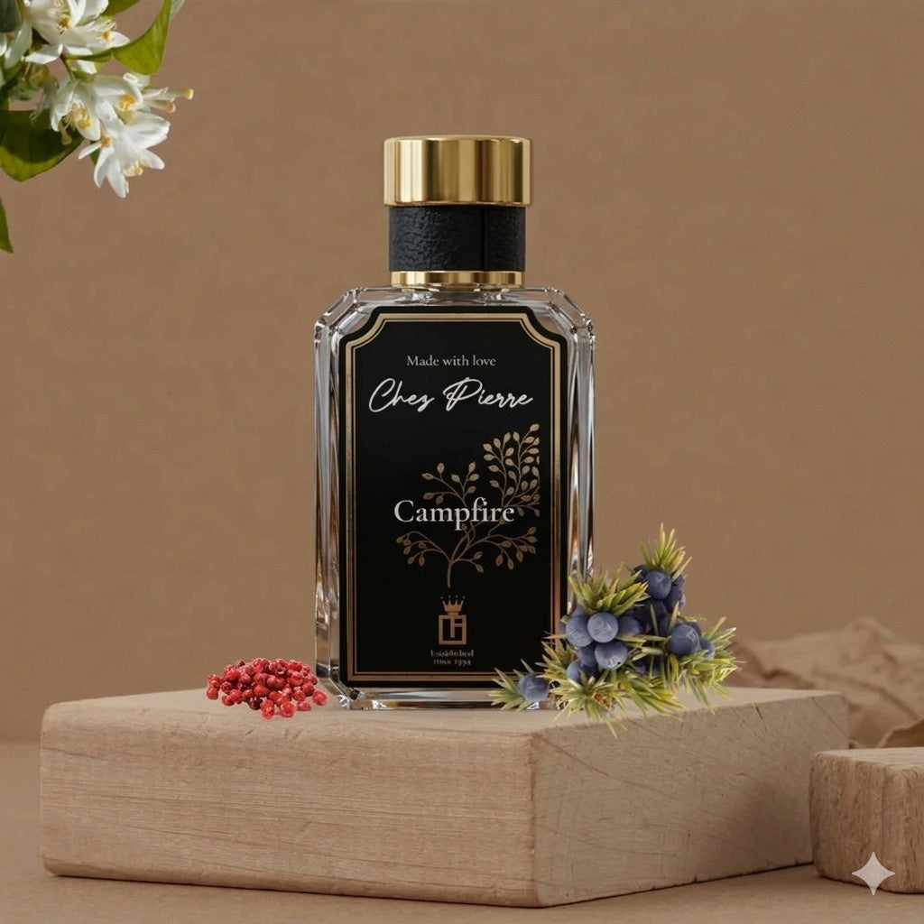 CAMPFIRE — smoky wood, vanilla and spice Extrait de Parfum 50ml by Opulent Perfumes UAE