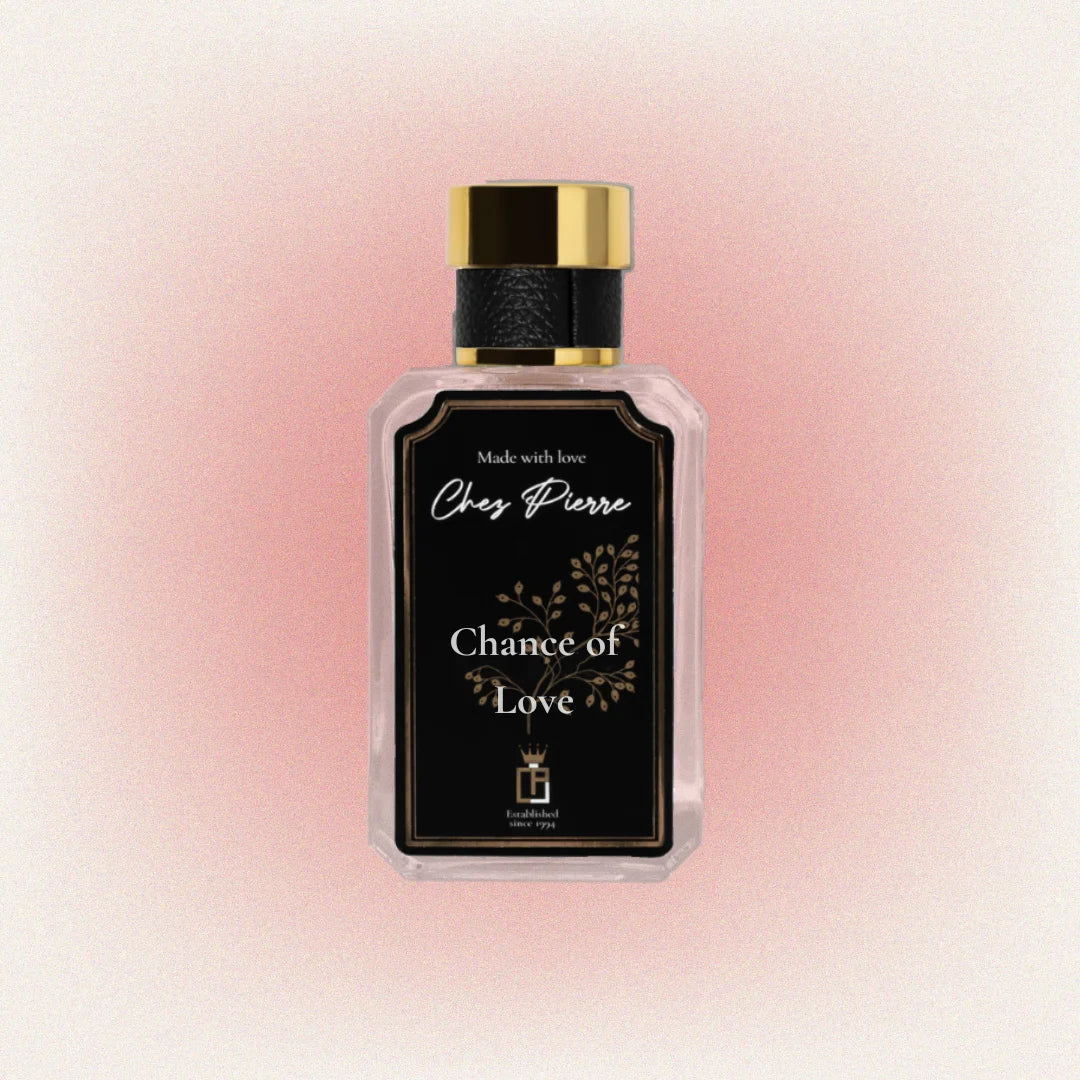 Chance of Love by Chez Pierre – inspired by Chance, Chanel, elegant floral French oil perfume from Opulent Perfumes UAE.