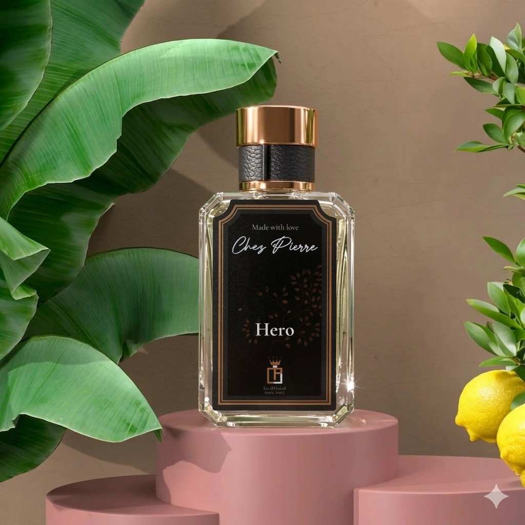 HERO — citrus, cedarwood and vetiver Extrait de Parfum 50ml by Opulent Perfumes UAE