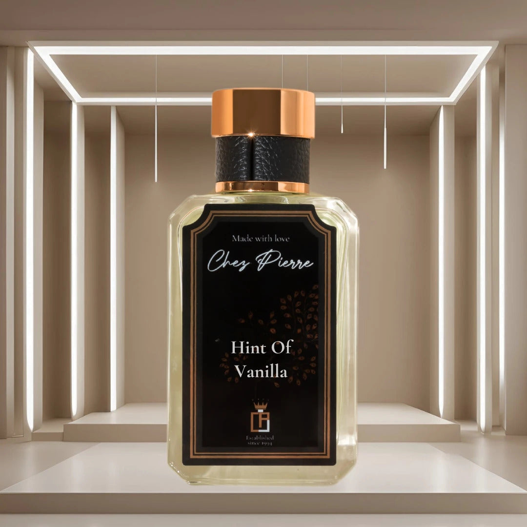 Hind of Vanilla by Chez Pierre – inspired by Tobacco Vanille, Tom Ford, warm sweet French oil perfume from Opulent Perfumes UAE.