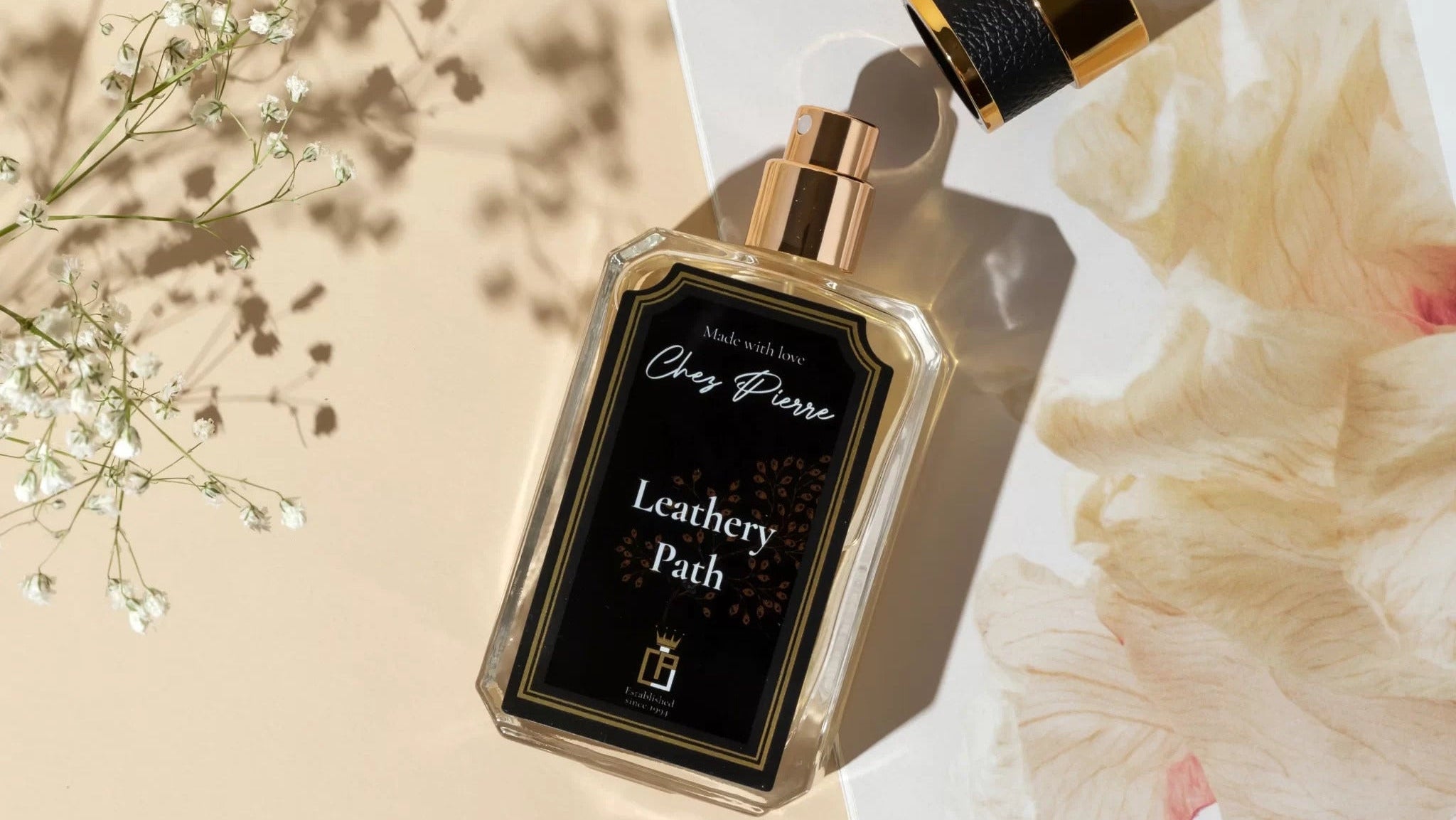 Opulent Perfumes Oud & Leather fragrance bottle