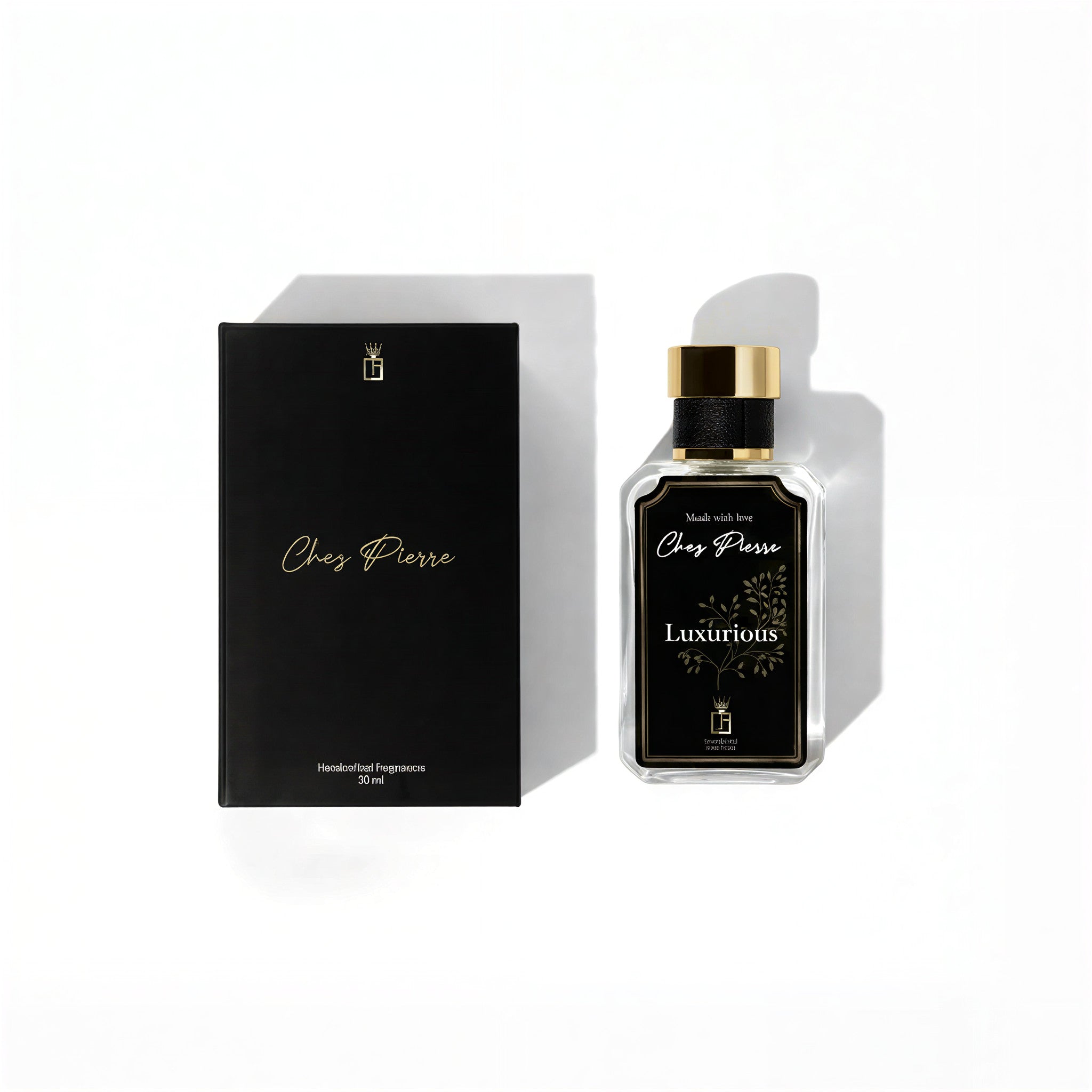 LUXURIOS — leather, oud and amber Extrait de Parfum 50ml by Opulent Perfumes UAE
