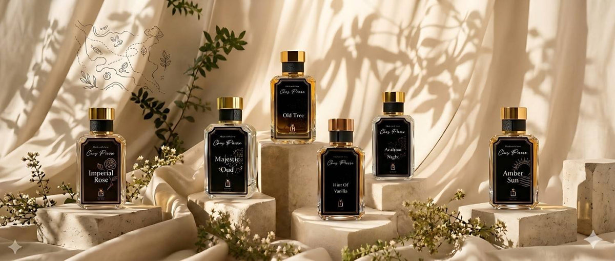 luxury French oil perfume bottles showcase – inspired fragrances by Opulent Perfumes UAE