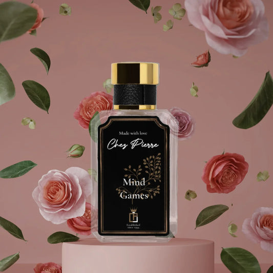 Mind Games by Chez Pierre – inspired by Good Girl, Carolina Herrera, sweet floral French oil perfume from Opulent Perfumes UAE.