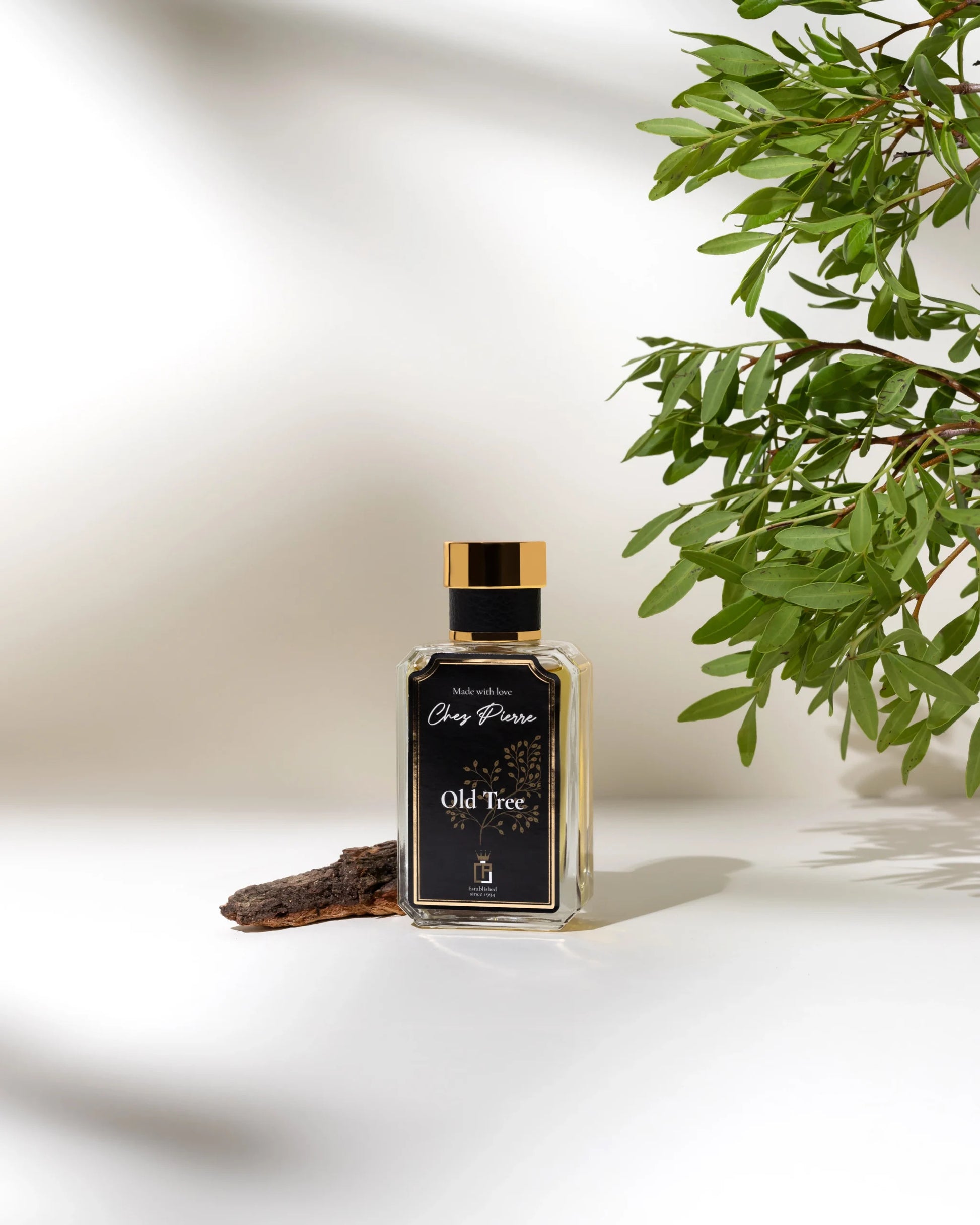 Old Tree by Chez Pierre – inspired by Oud Wood, Tom Ford, deep woody French oil perfume from Opulent Perfumes UAE.