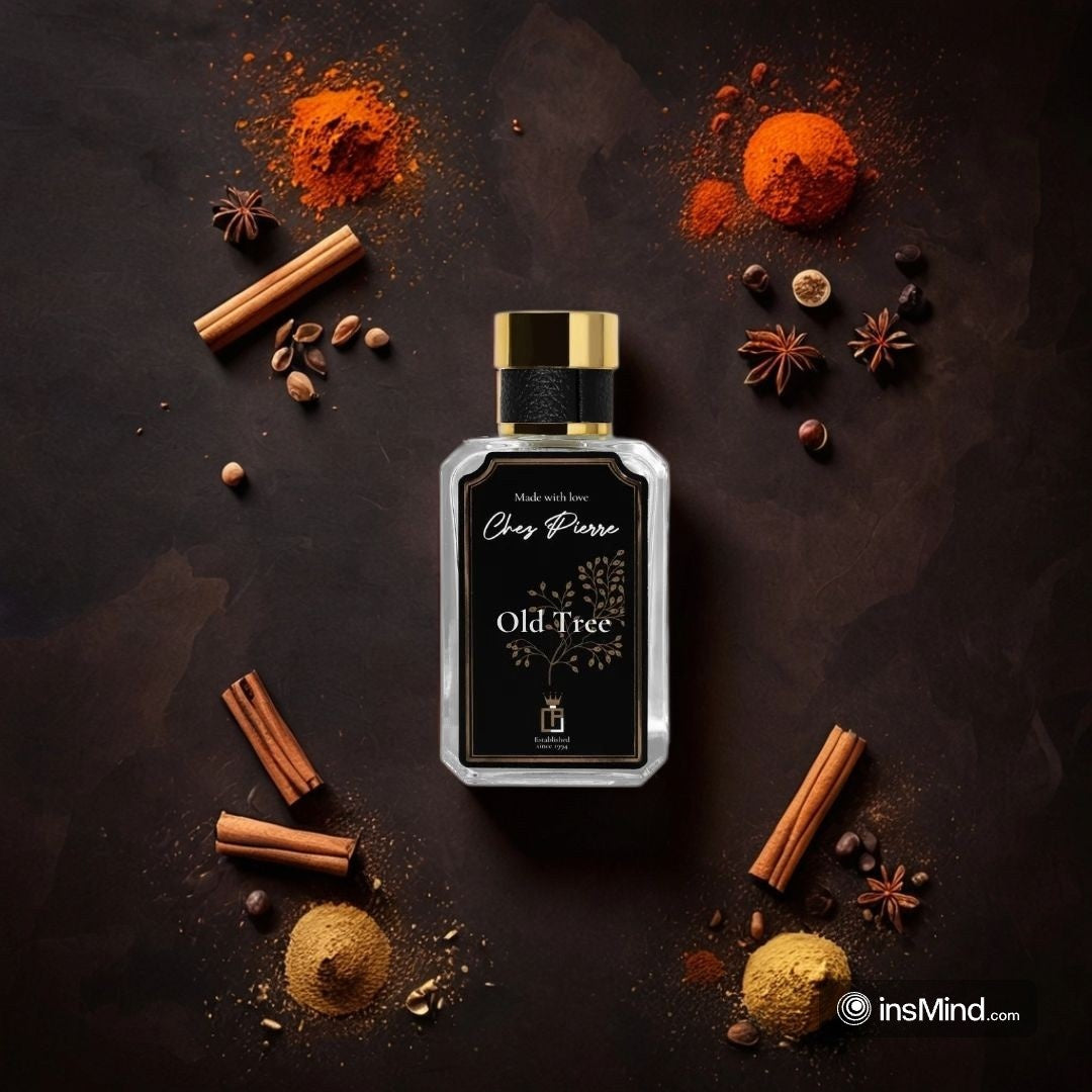 Old Tree by Chez Pierre – inspired by Oud Wood, Tom Ford, deep woody French oil perfume from Opulent Perfumes UAE.