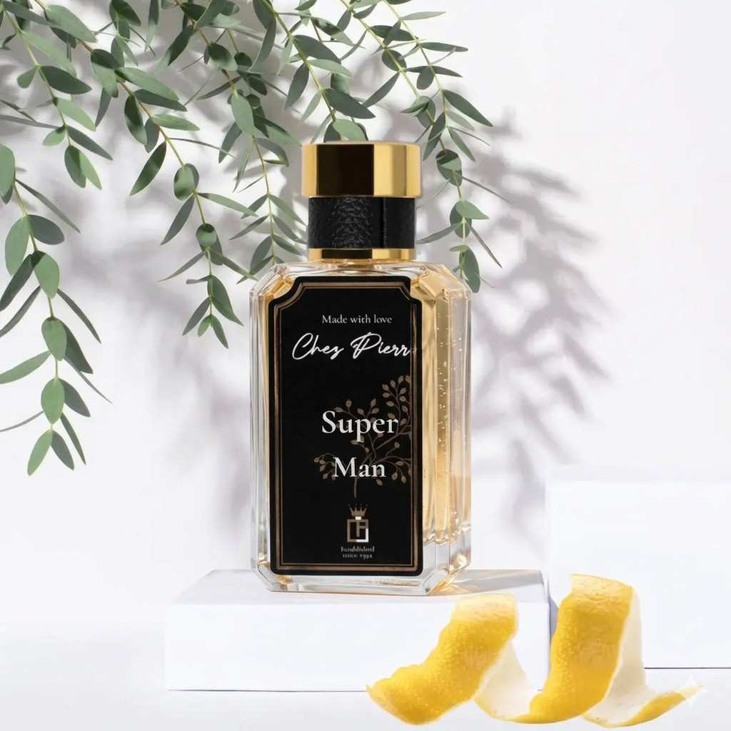 SUPER MAN — lavender, cinnamon and patchouli Extrait de Parfum 50ml by Opulent Perfumes UAE