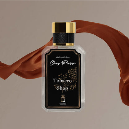 Tobacco Shop by Chez Pierre – inspired by Red Tobacco, Mancera, spicy amber French oil perfume from Opulent Perfumes UAE.